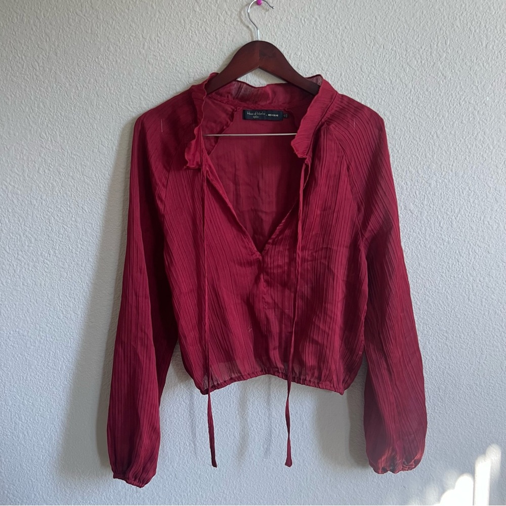 Revolve X House of Harlow Long Sleeve Blouse